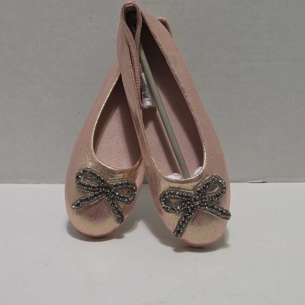 Chasing Fire Flies Flats with Rhinestone Embellished Bow Size‎ 4